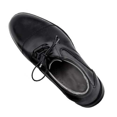 کفش مردانه چرم بزرگ پا بندی سرپنجه دار
